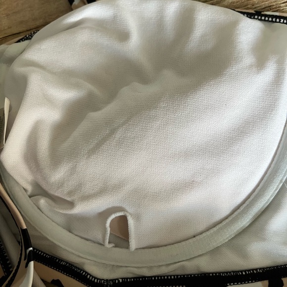 Terra & Sky Womens Leopard Print Tie Bralette Bikini Top Size 3X (24W-26W) - Picture 8 of 12